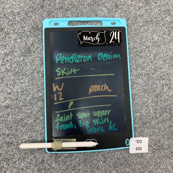 Pendleton Skirt Womens 12 Peach Denim Originals Born In Oregon Pockets Cotton - Picture 12 of 13